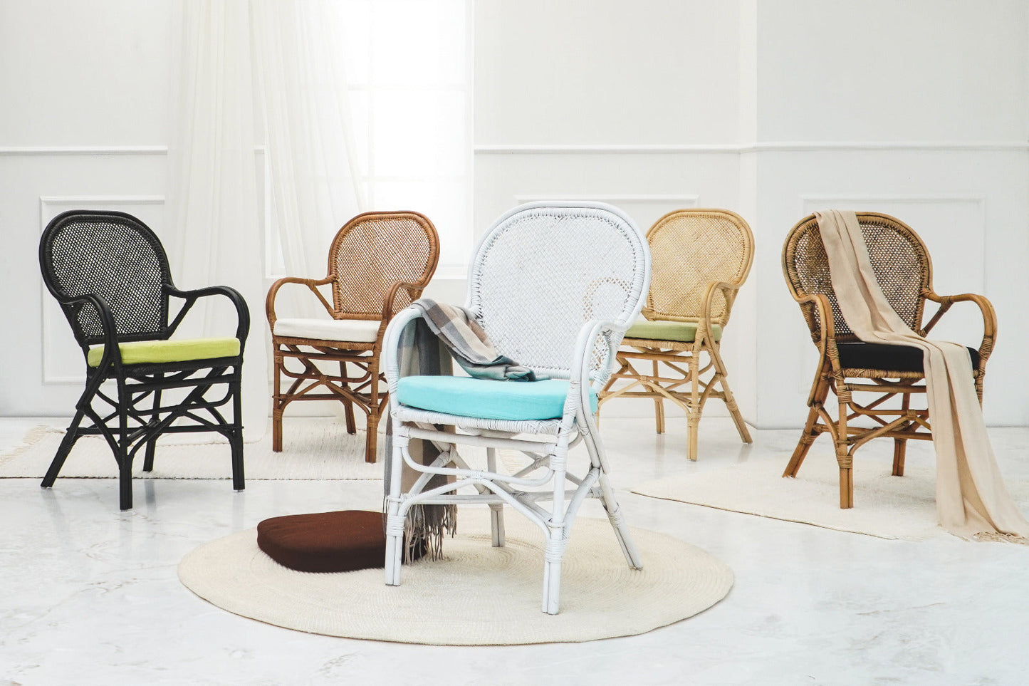 Bali Furniture – Cushion Seat For New Bali Armchair Green Banana