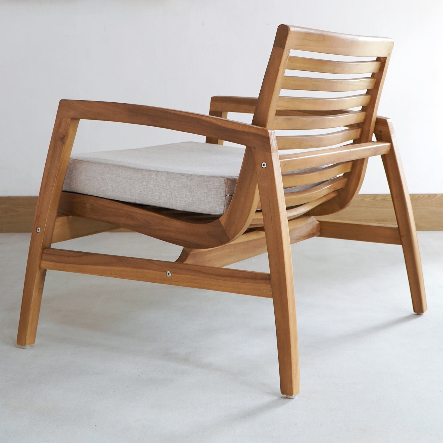 Dover Living Set Square Arm With Ivory White Cushion Seat - 1 Sofa, 2 Chair & 1 Table