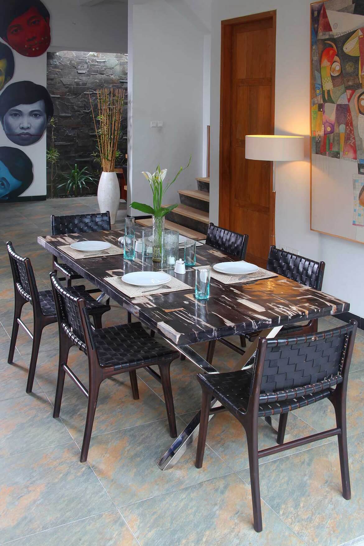 Bali Furniture – Katjia Dining Chair – The Katjia Dining Chair Full Black bring