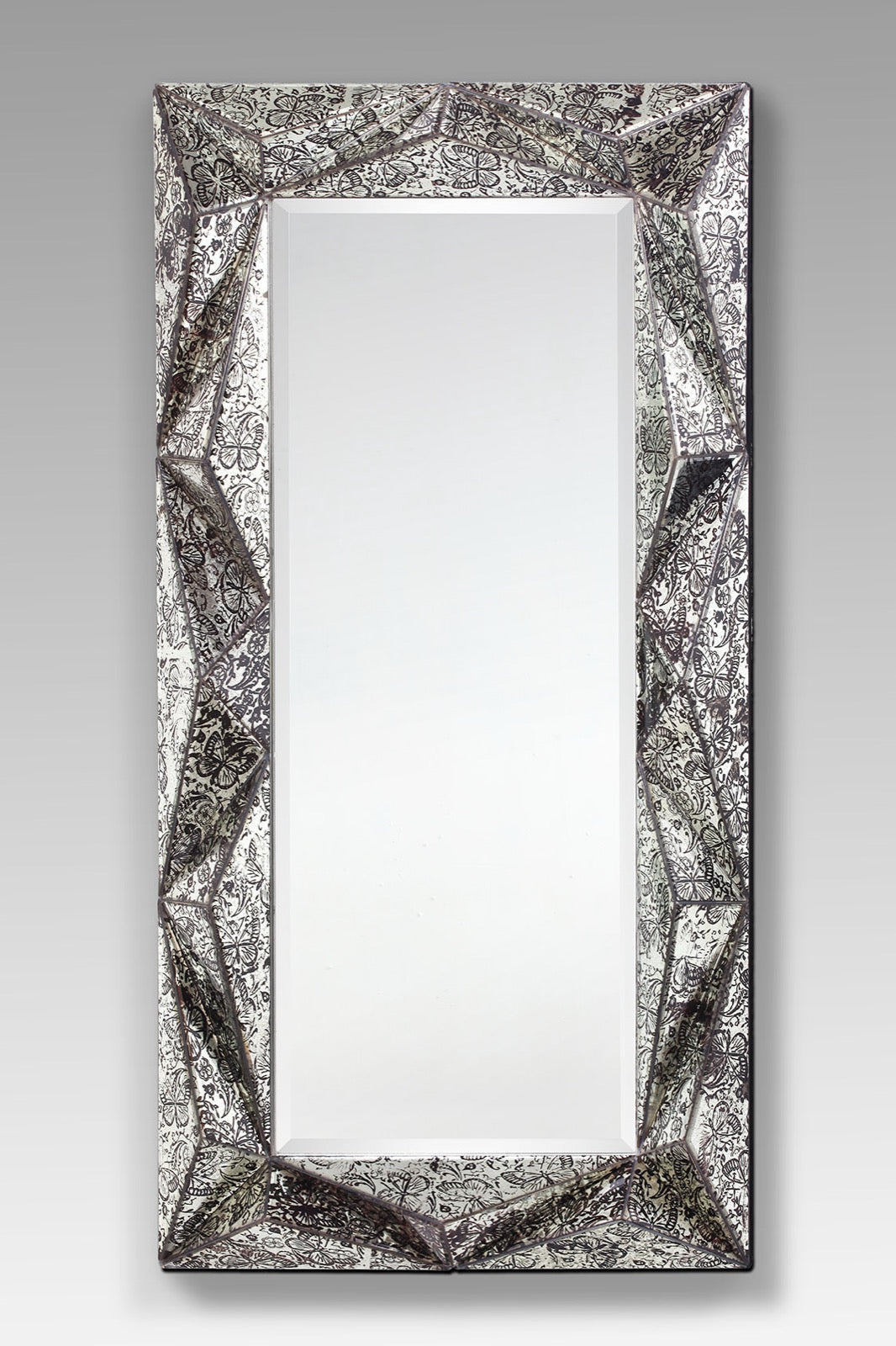 Handmade glass mirror – the Ornament, boho decor made in Bali