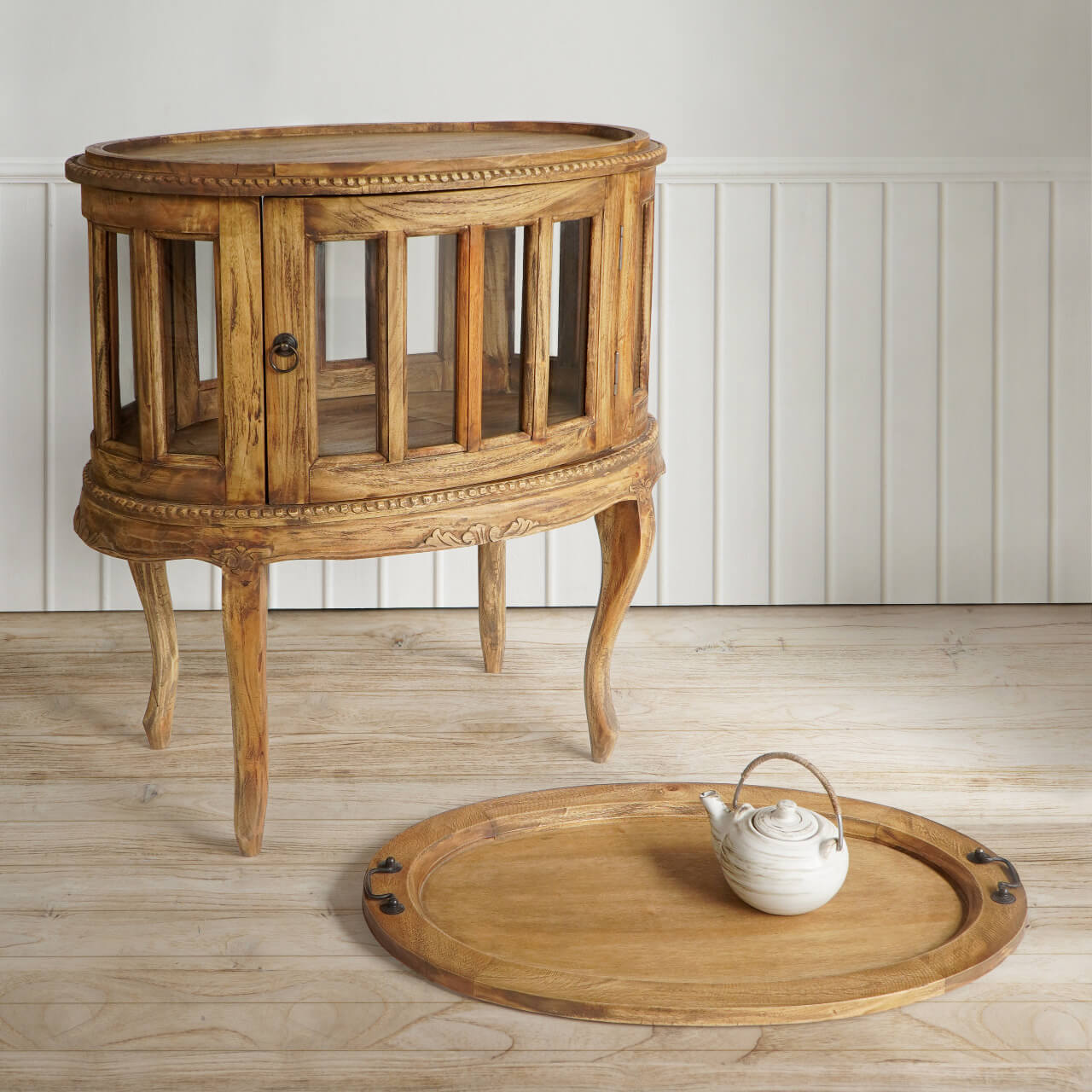 La Coruna Oval - Tea Cabinet