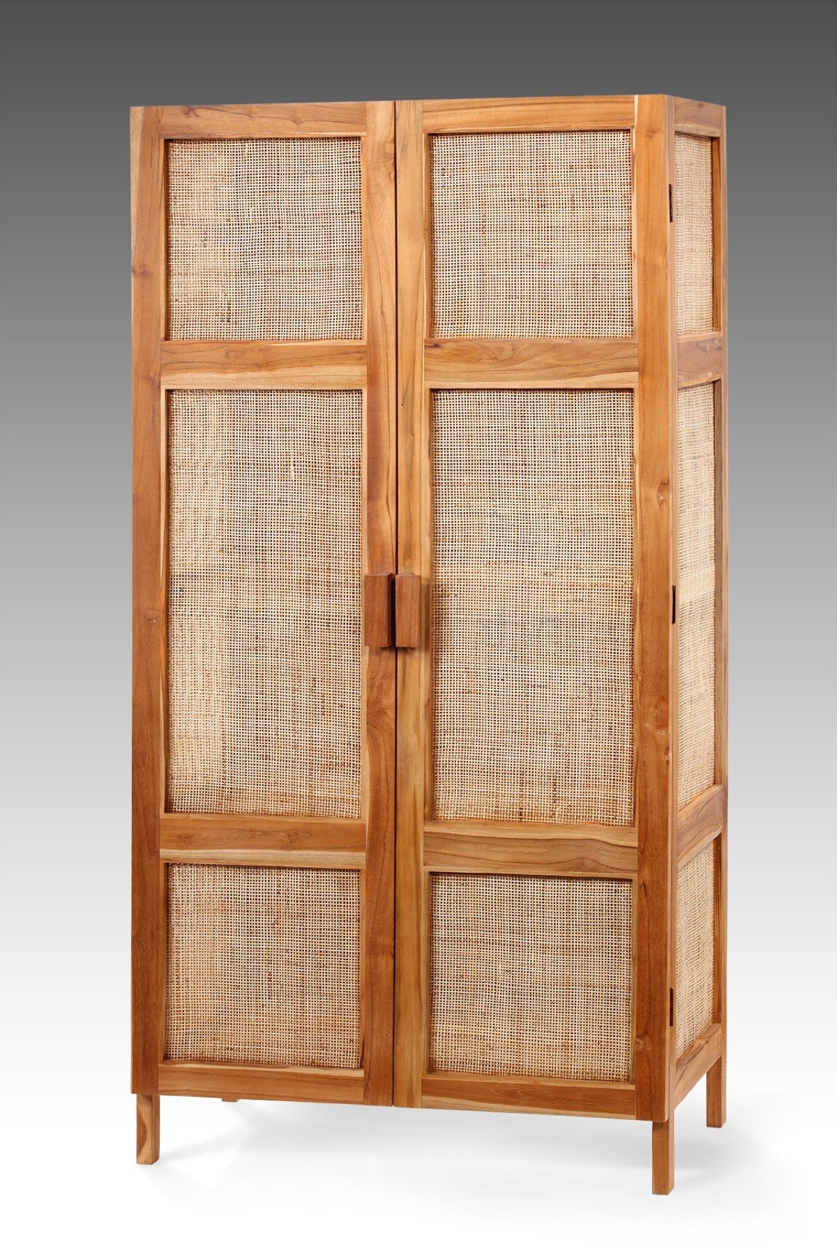 Bali Furniture – Bintang Wardrobe Straight Top – The Bintang Wardrobe Straight Top offers