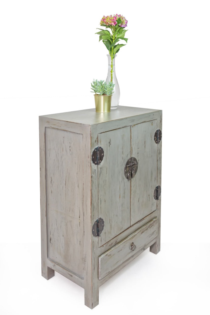 Mahogany cabinet Beijing – boho furniture, handwoven and handmade in Bali