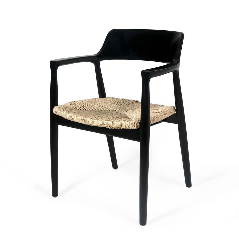 Kennedy Armchair Black Natural
