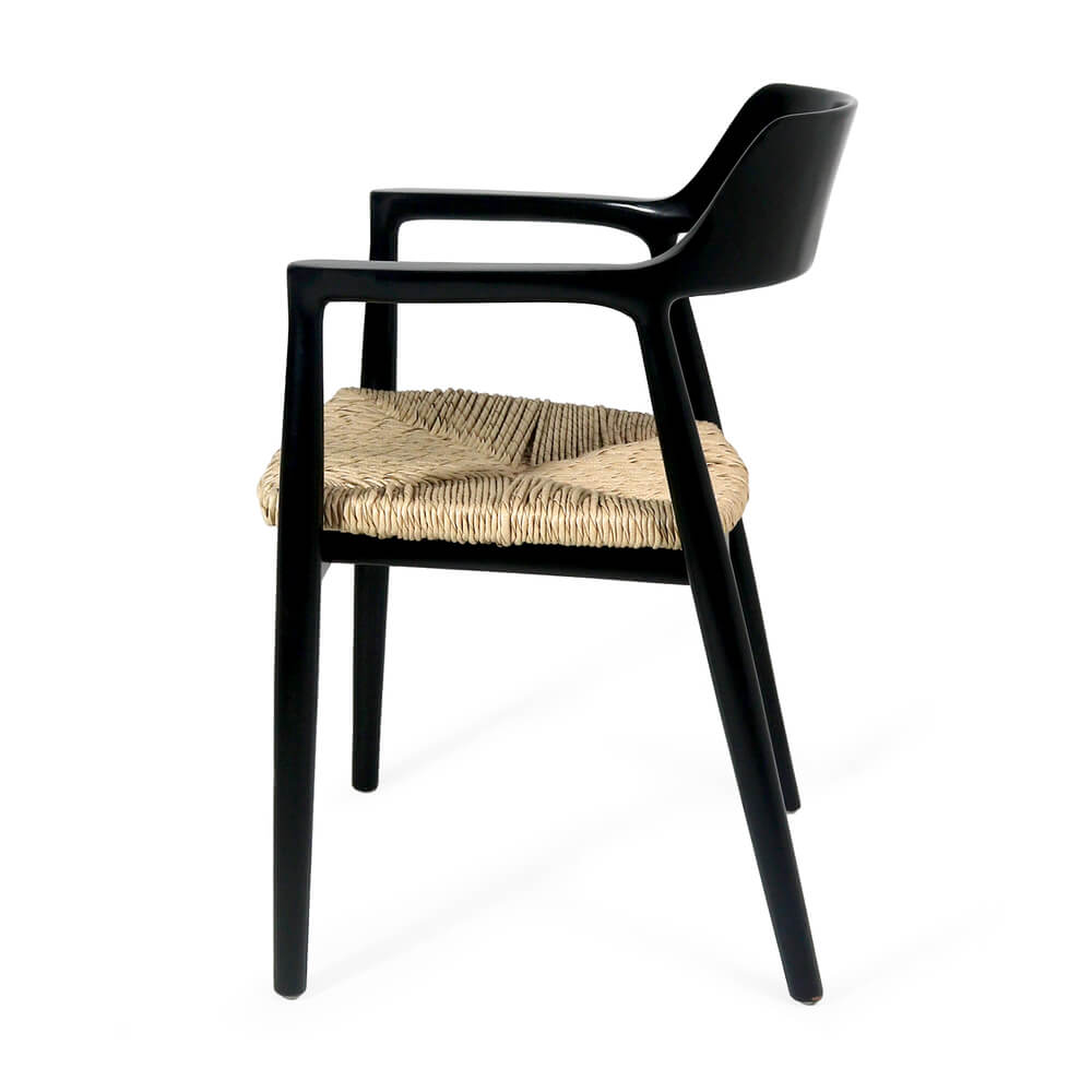 Kennedy Armchair Black Natural