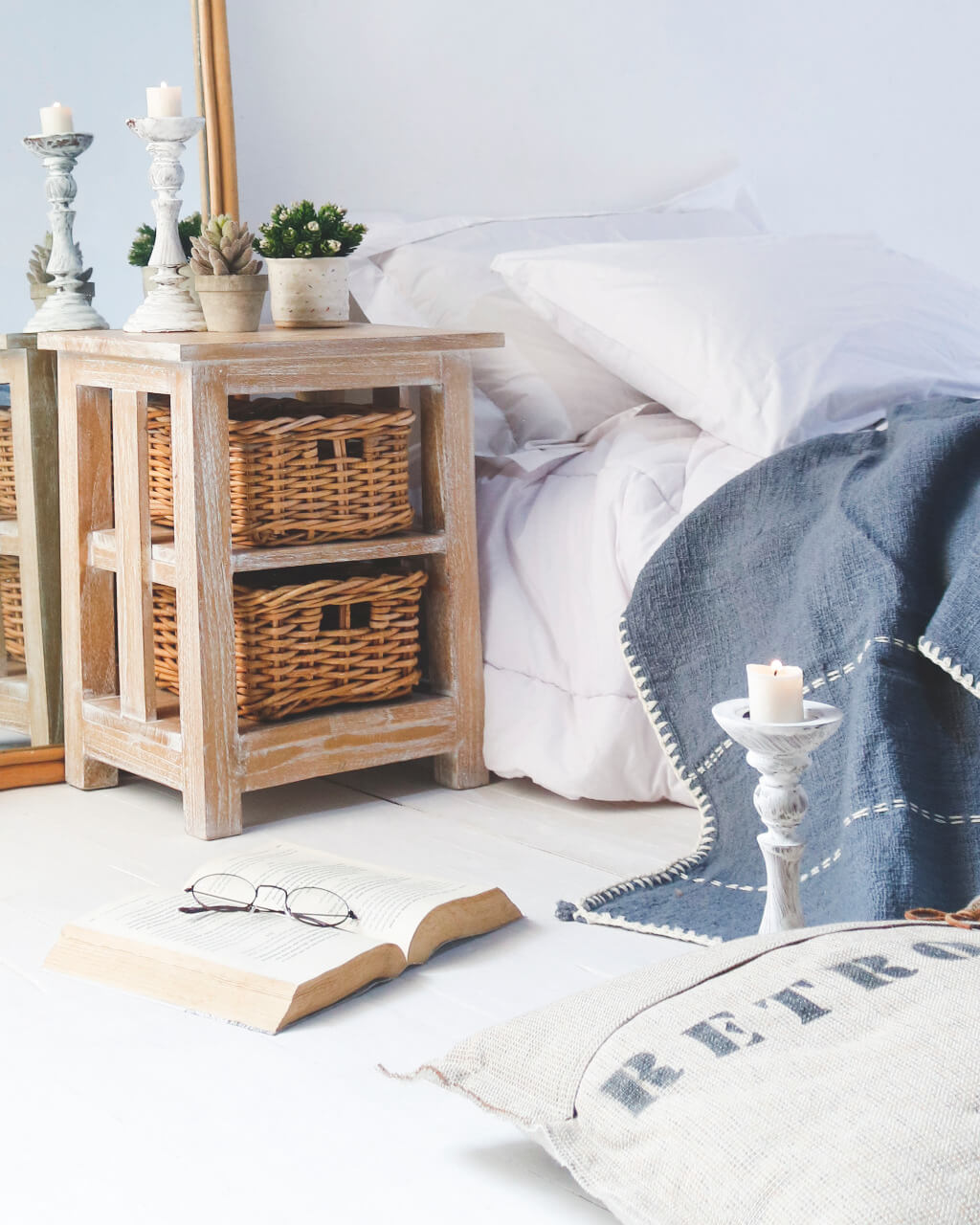 Blora Cabinet With 2 Baskets