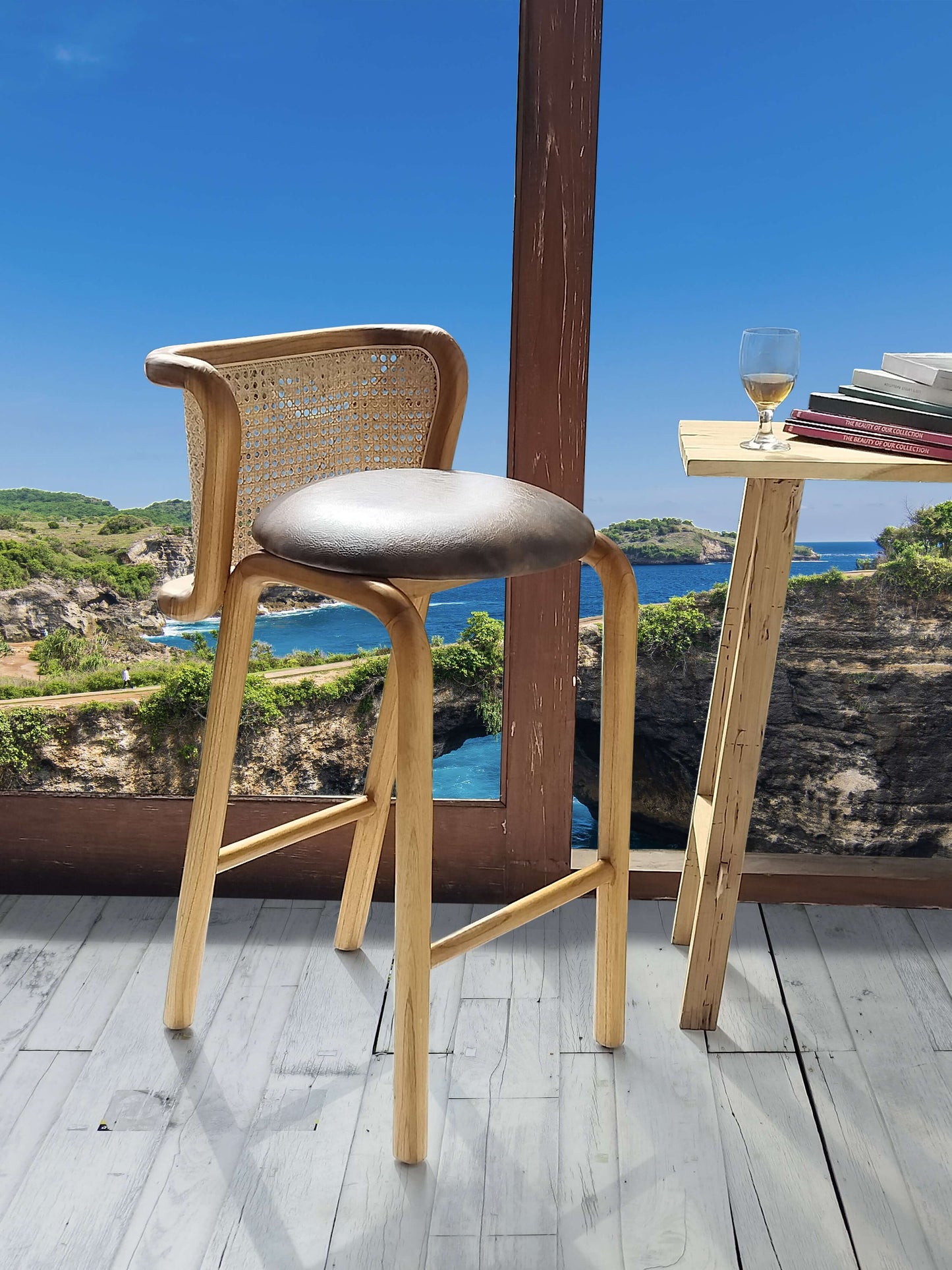 Bali Furniture – Justin Bar Stool – The Justin Bar Stool introduces an effor