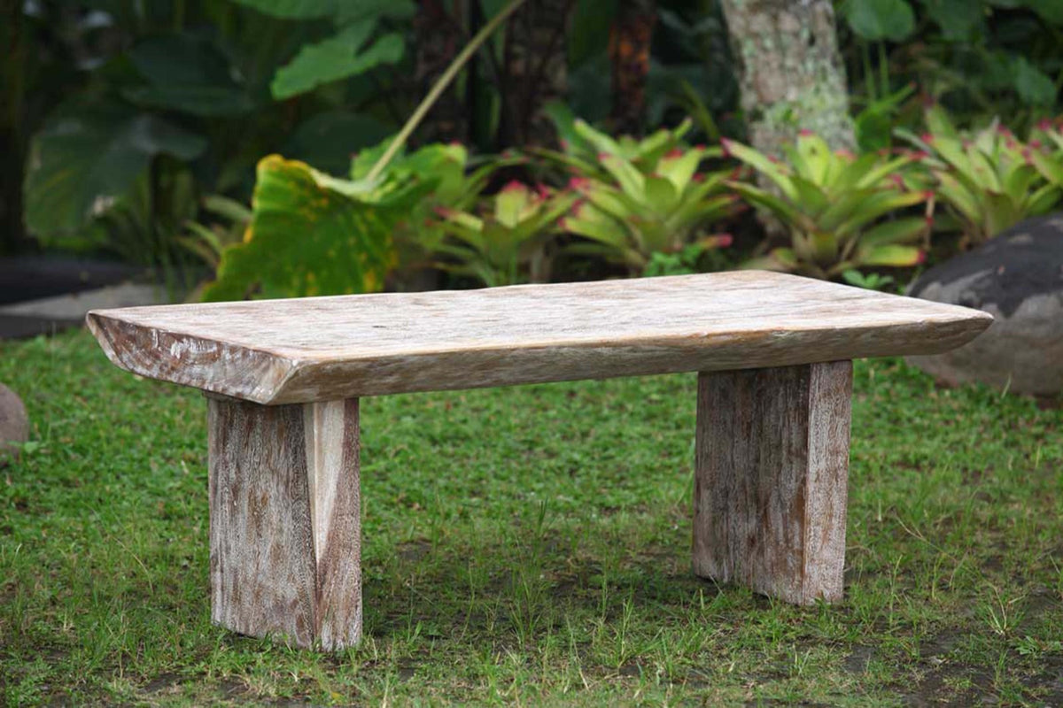 Bangka coffee table, boho furniture handmade by Balinese artisans