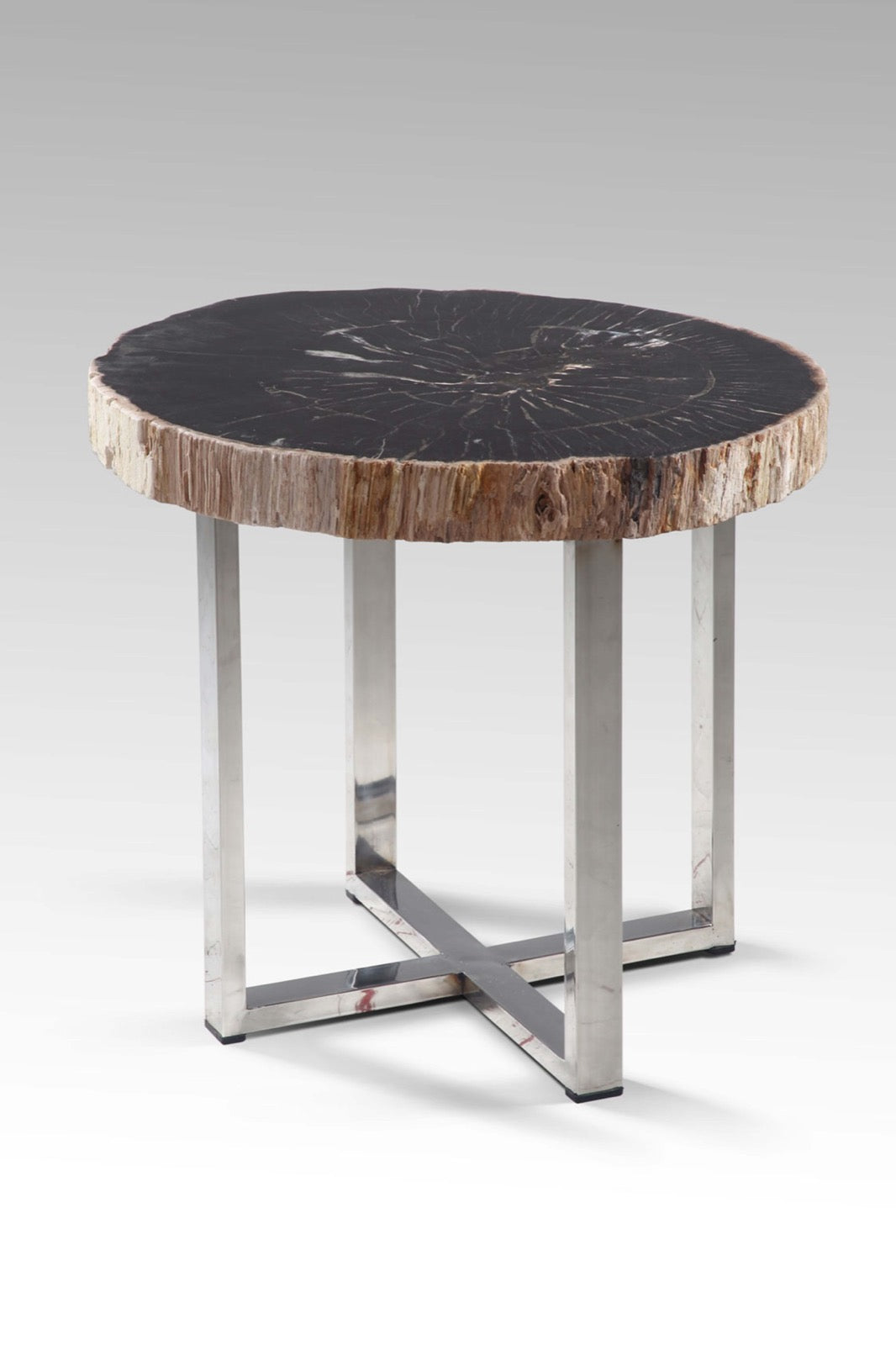 The Fossil Corner table – natural materials, boho furniture handmade in Bali