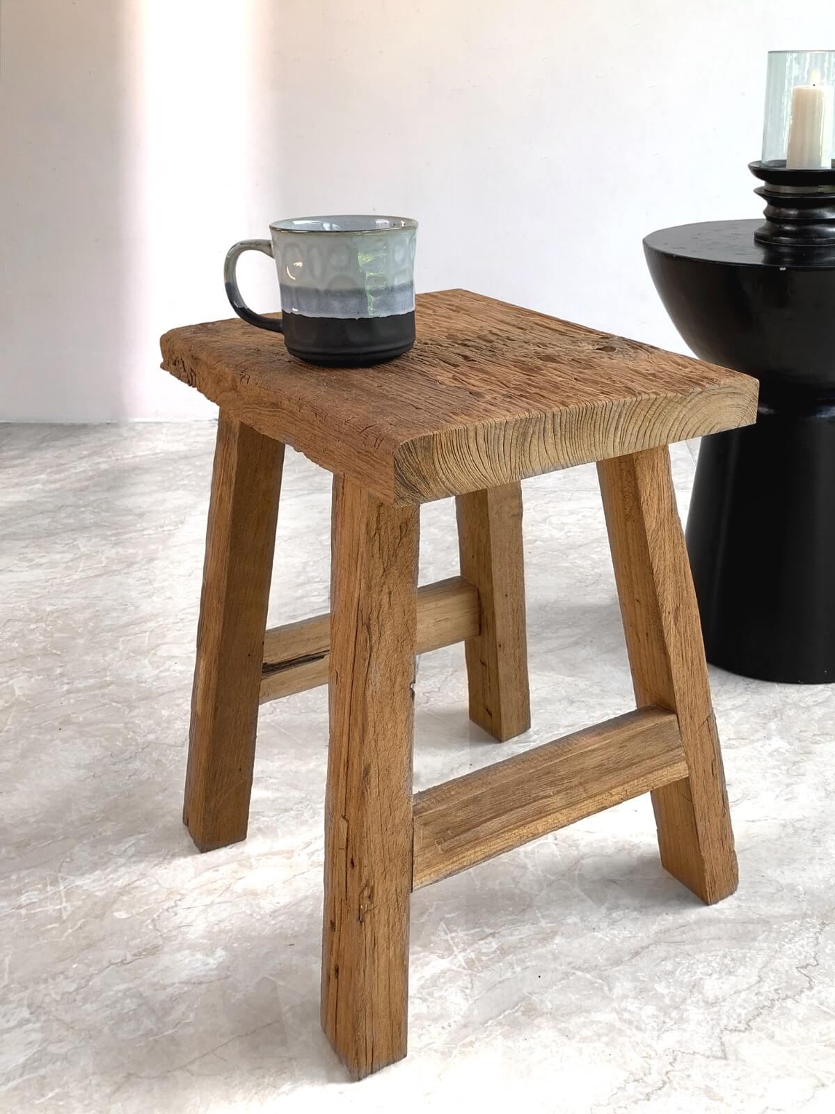 Bali Furniture – Mumbai Square Stool – The Mumbai Square Stool introduces an ef