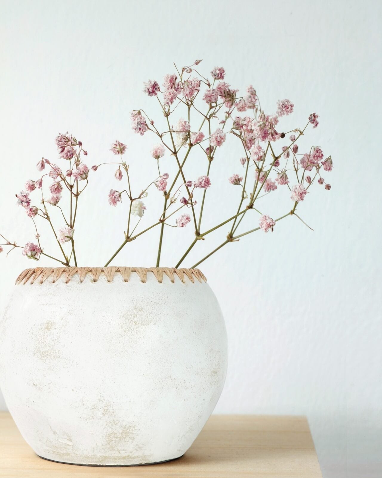 Daisy Bowl Vase With Weaving