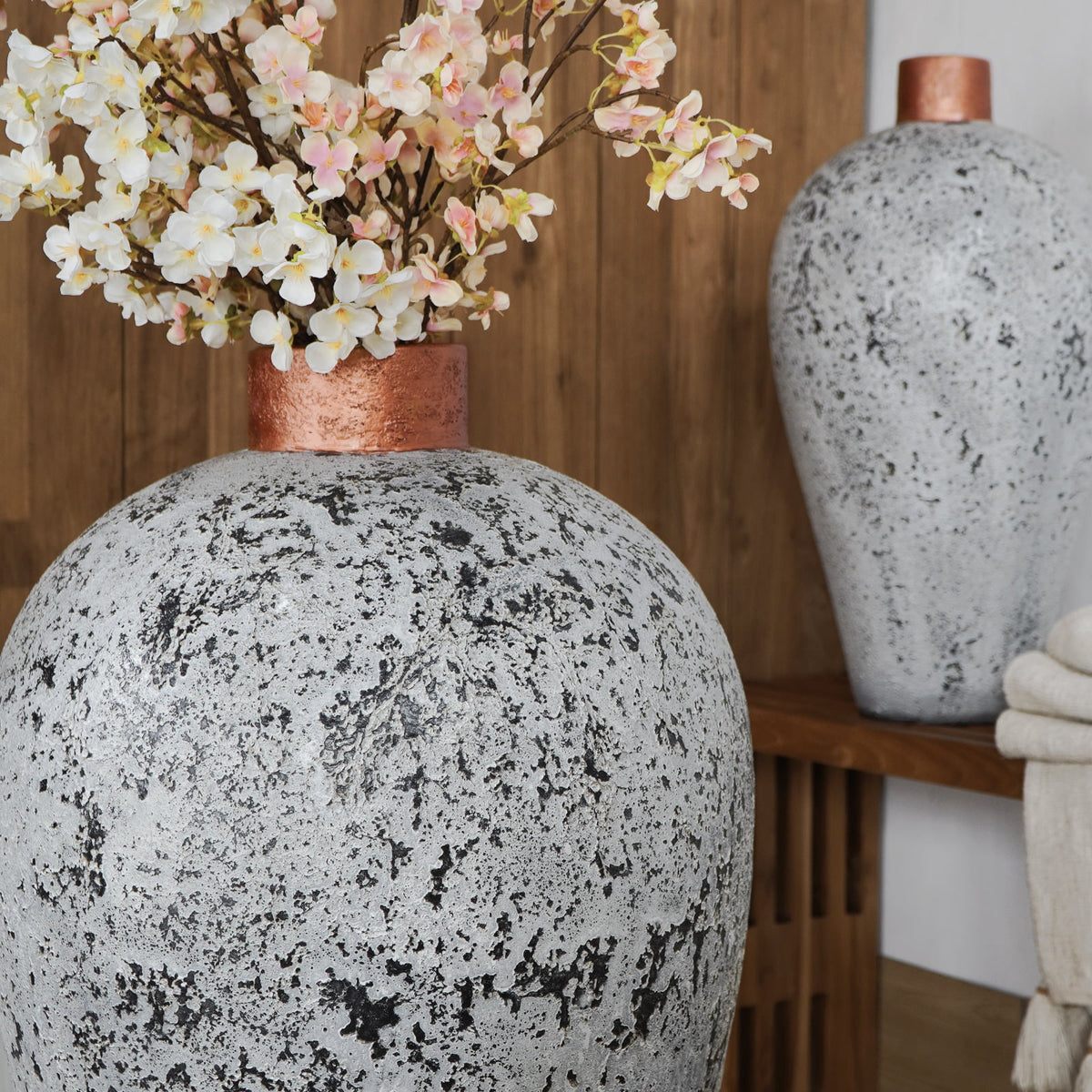 Terracotta vase – Shania, natural natural materials in boho style
