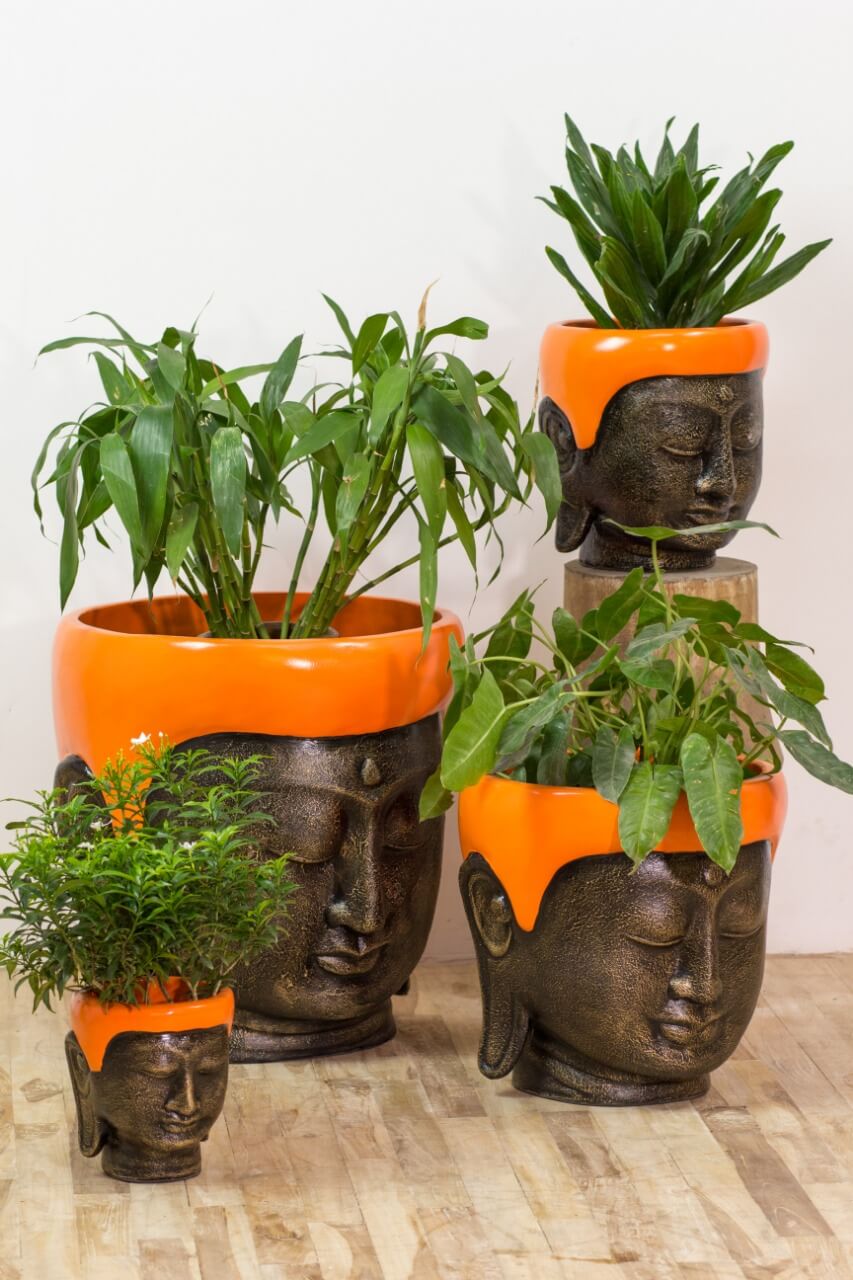 Buddha Pot S/4