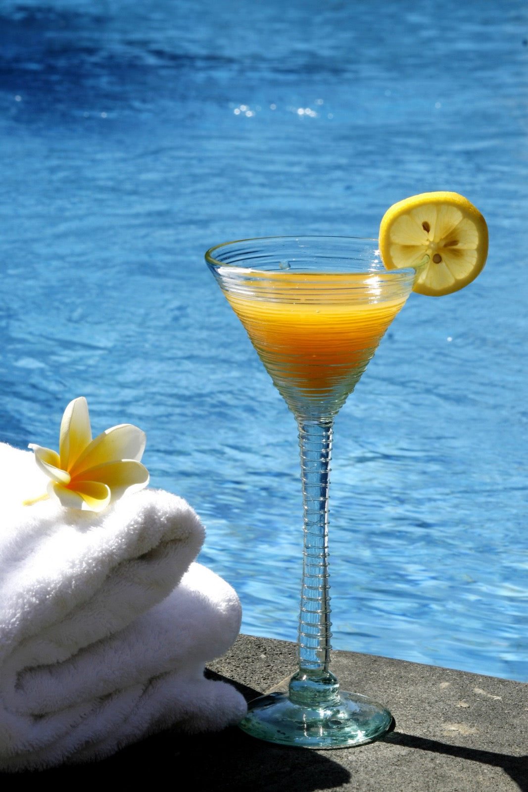 Handmade glass decorative piece – the Glass Wine Trail, boho decor made in Bali