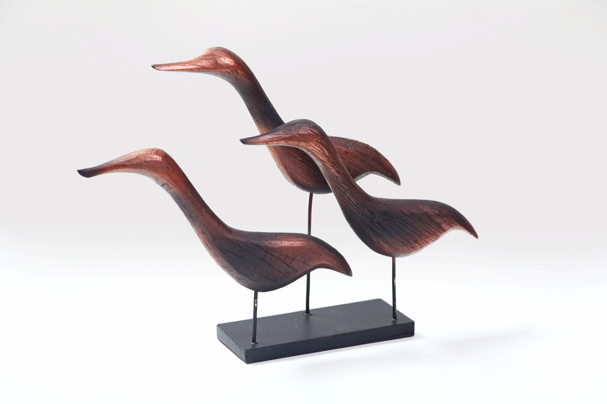 Kiwi decorative piece in natural materials – handmade boho decor from Bali