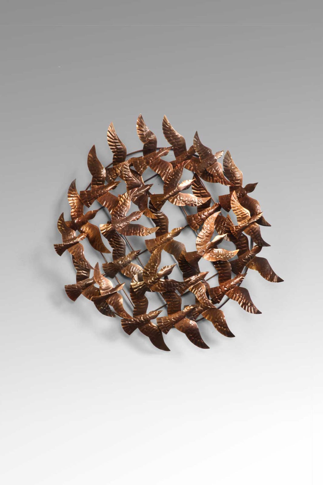 Handmade metal decorative piece – the Flock Sparrow, boho decor made in Bali
