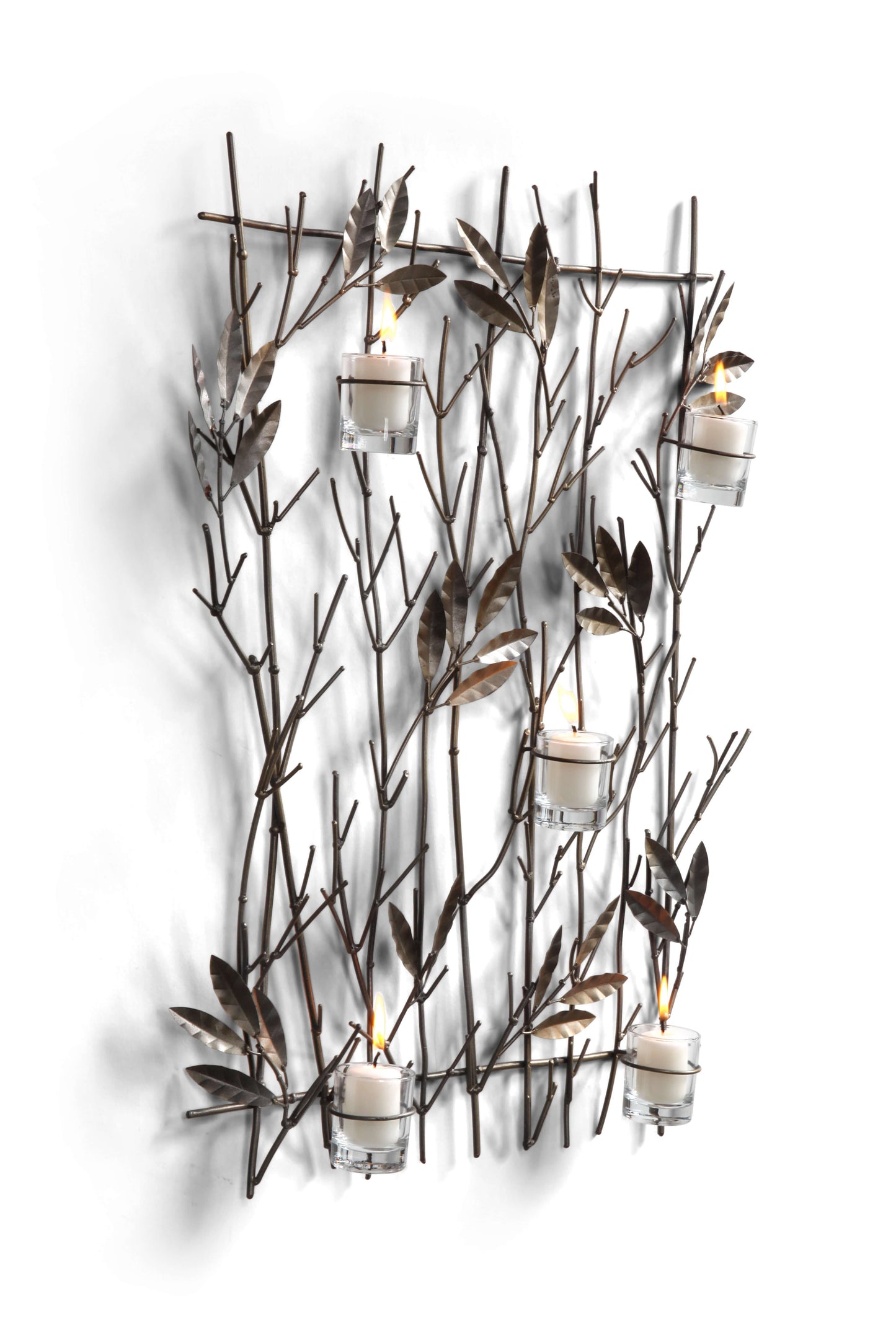 Bamboo Grove Wall Candle Holder