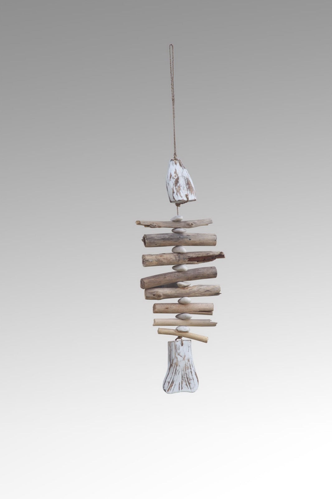 Fisherman's dream catcher in natural materials – handmade boho decor from Bali