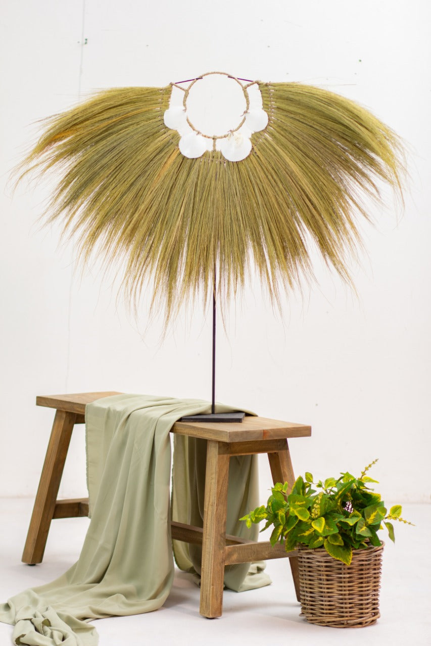 Deco on Stand decorative stand, boho decor handmade by Balinese artisans