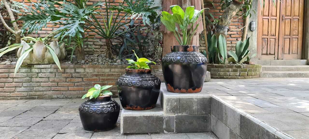 Barok Vase Deco Set Of Three