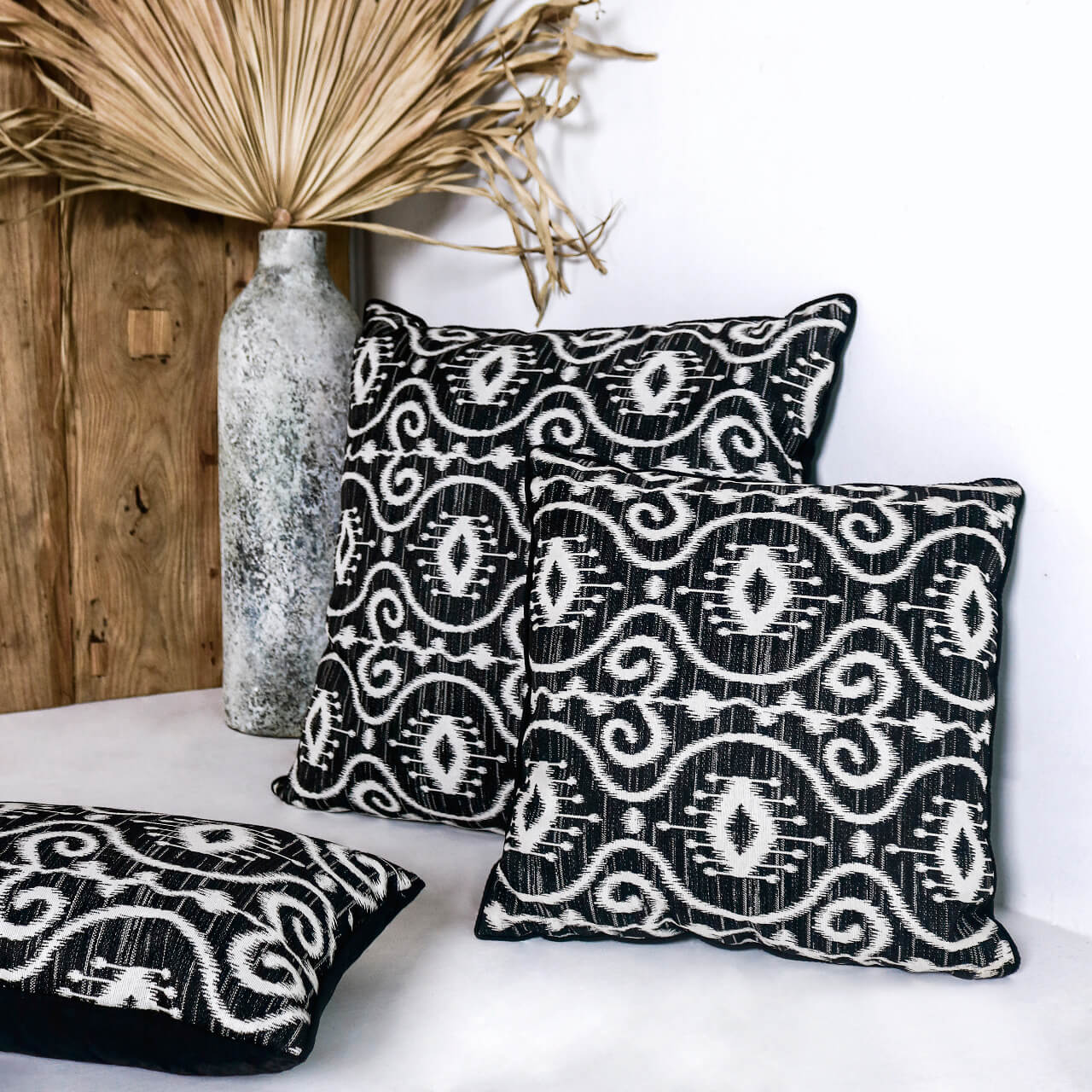 Batik Motif Pillow Set With Filler