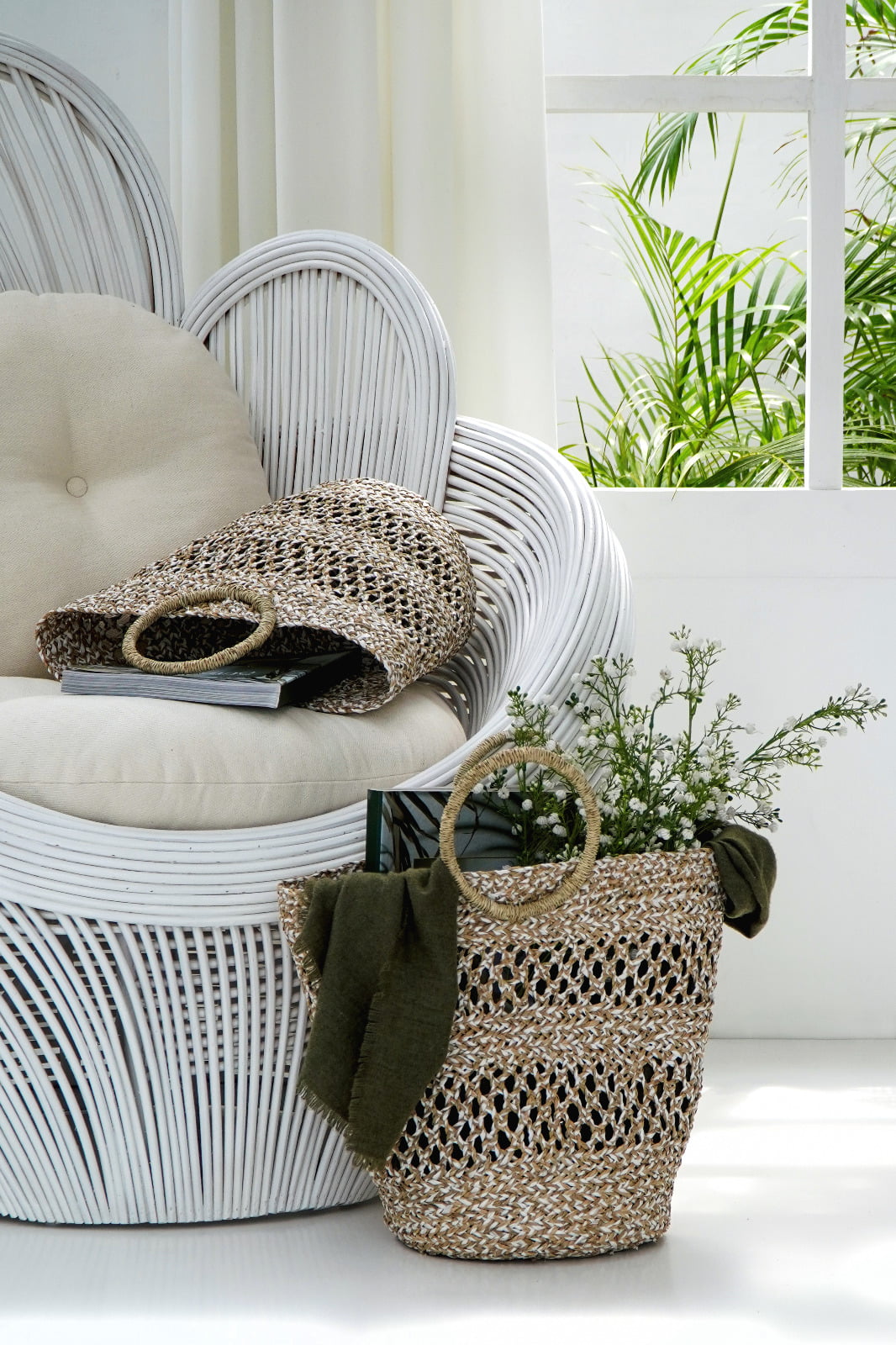 The Aurelia handbag – natural materials, boho decor handmade in Bali