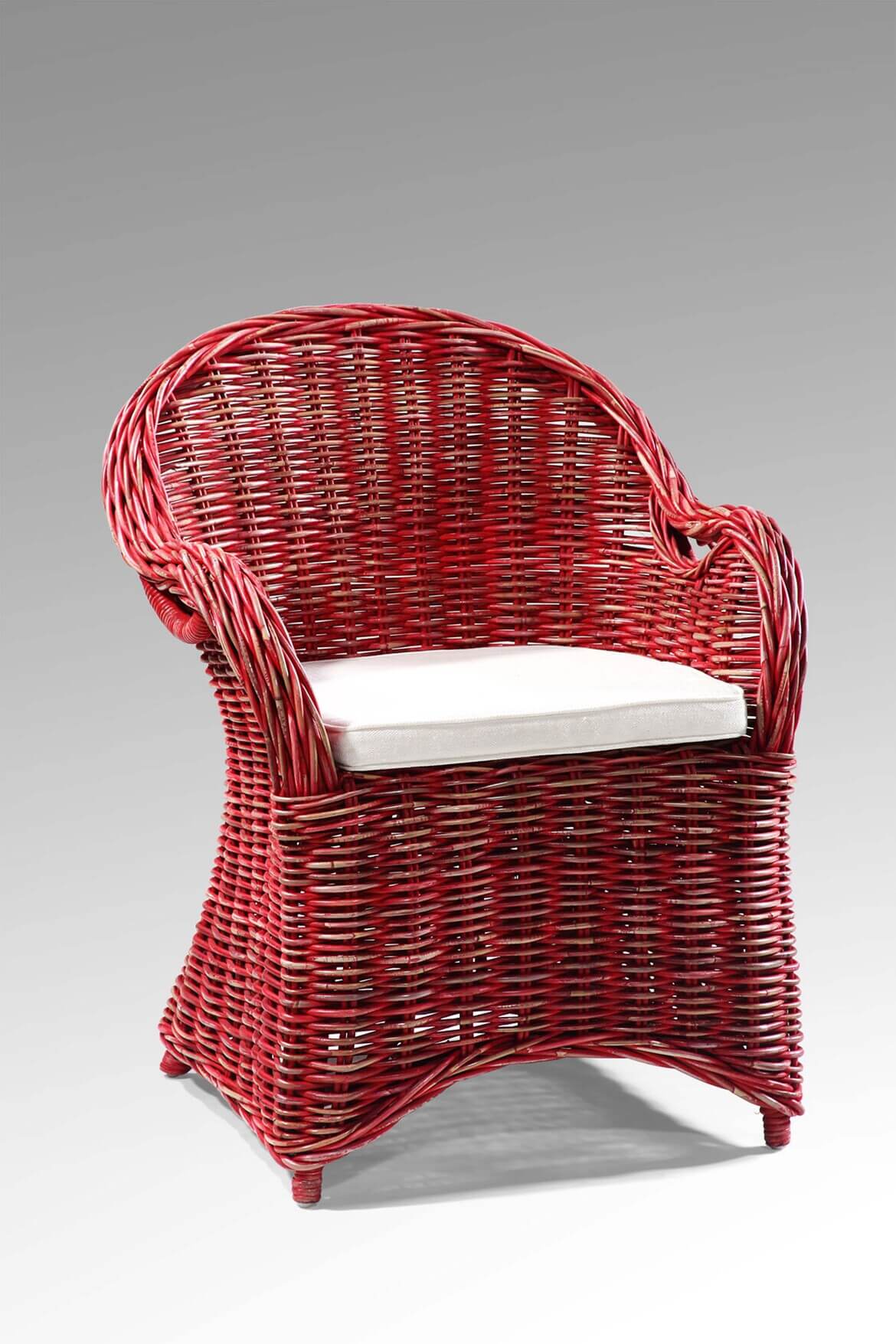 Athena Armchair With White Cushion