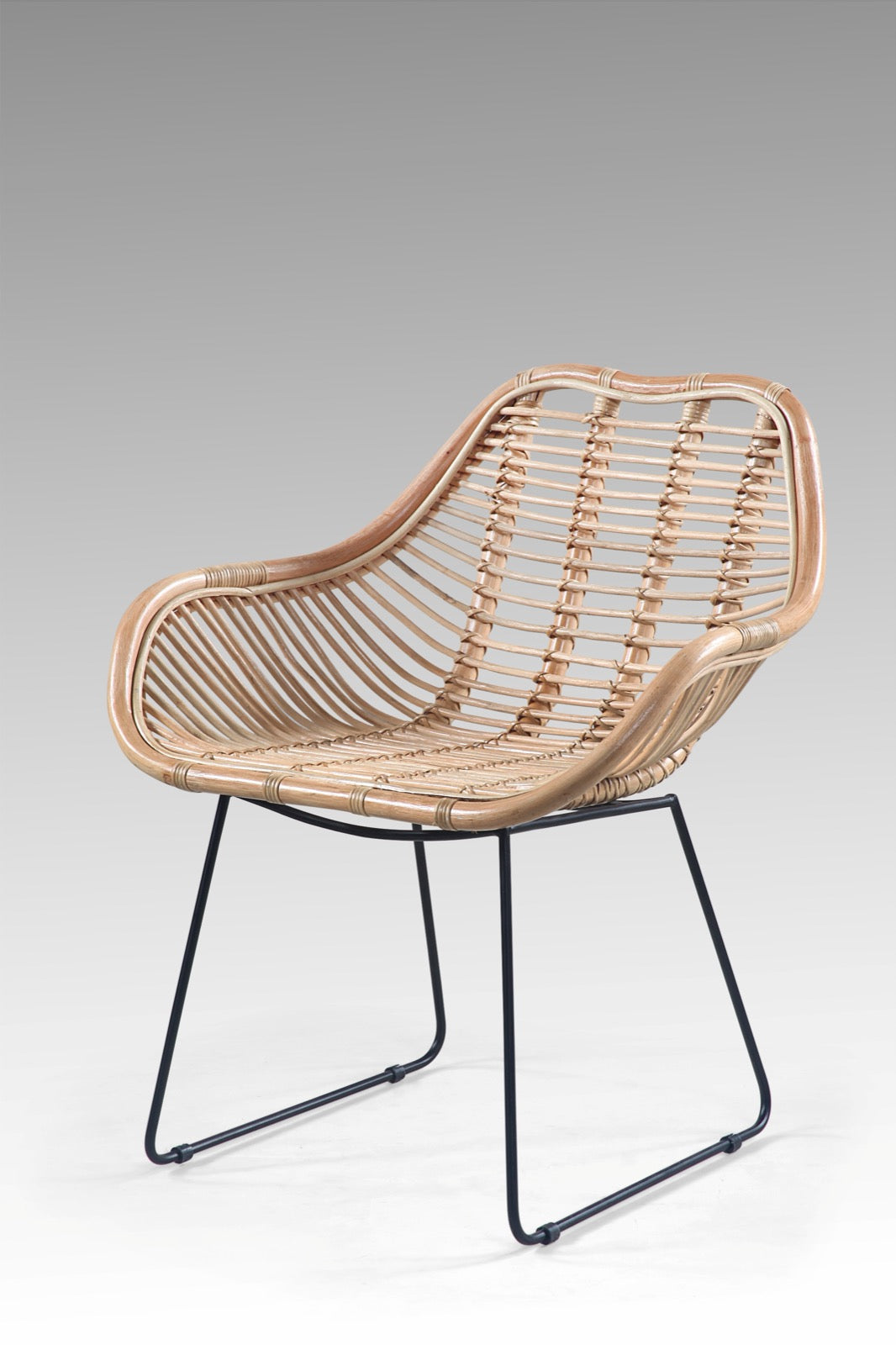 Manhattan Arm armchair, boho furniture handmade by Balinese artisans