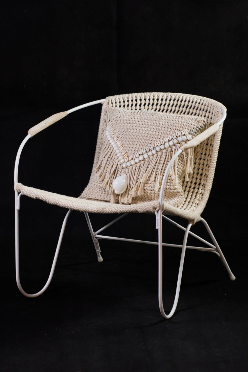Cotton chair – Guniti Easy, natural natural materials in boho style