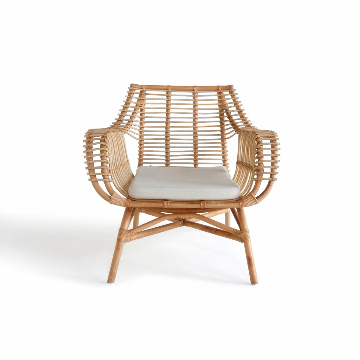 Karina Arm – natural materials armchair, boho furniture from Bali