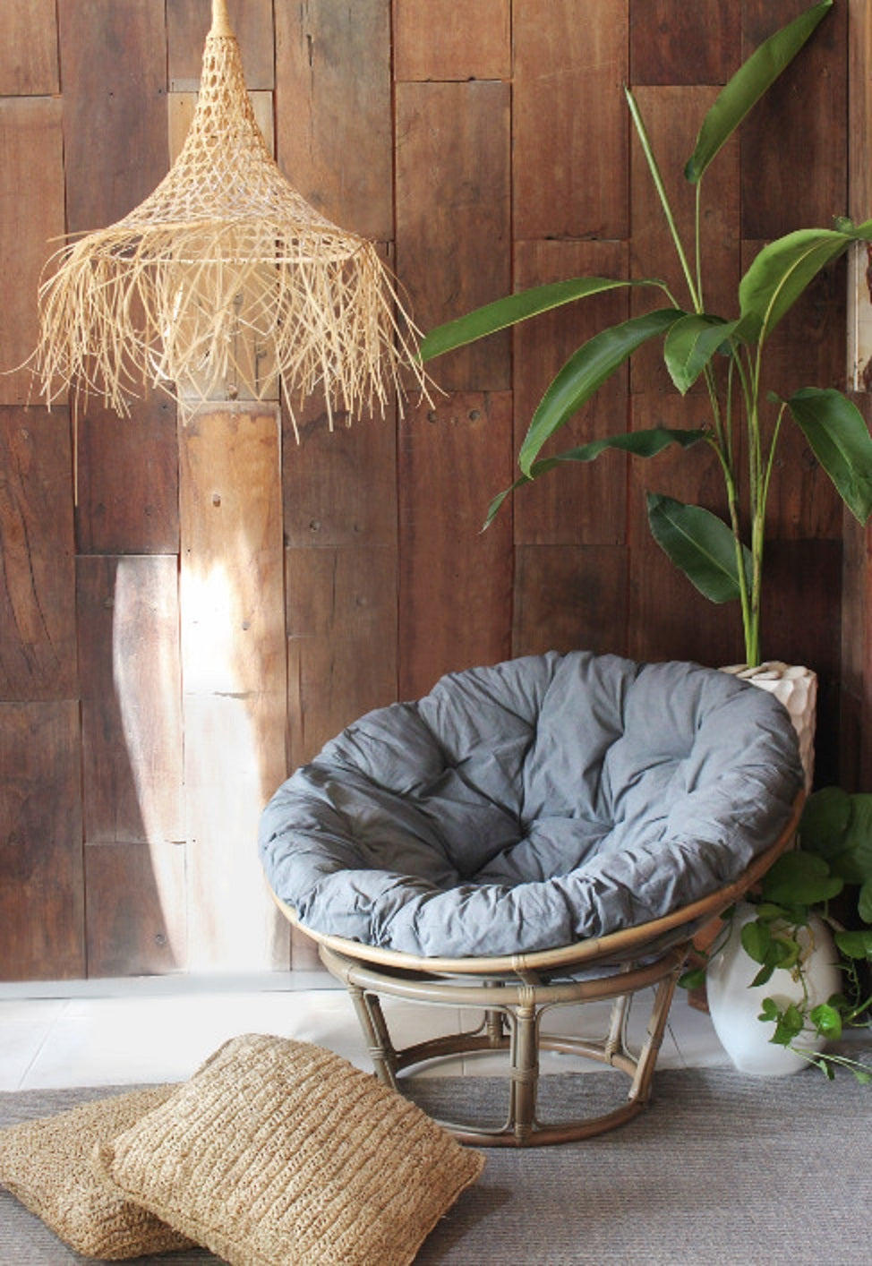 Papasan Chair – natural materials papasan chair, boho furniture from Bali