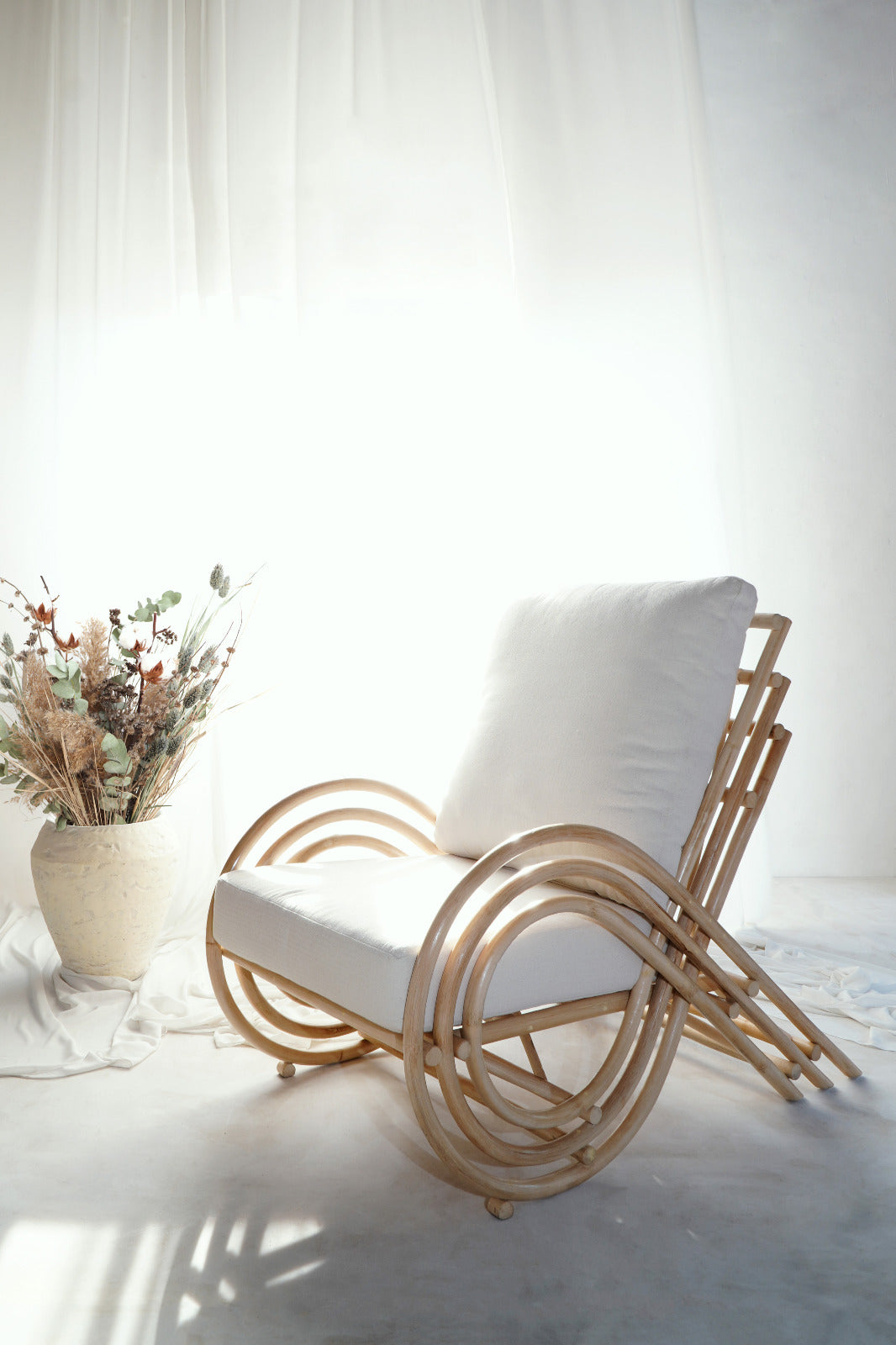Rattan chair – Imelda – boho furniture handmade in Bali by BaliSouk