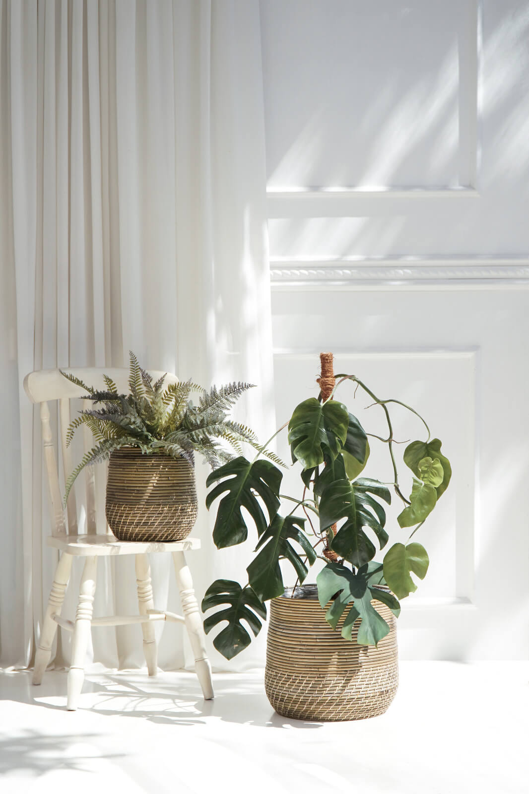 Shawn Round Basket Set With Plastic