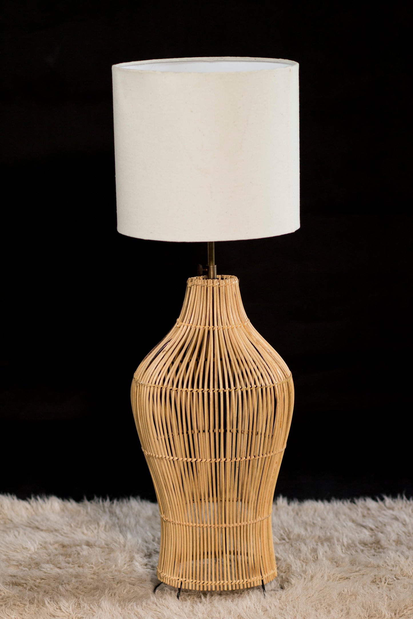 Joalin Table Lamp With White Shade Without Electric Cable