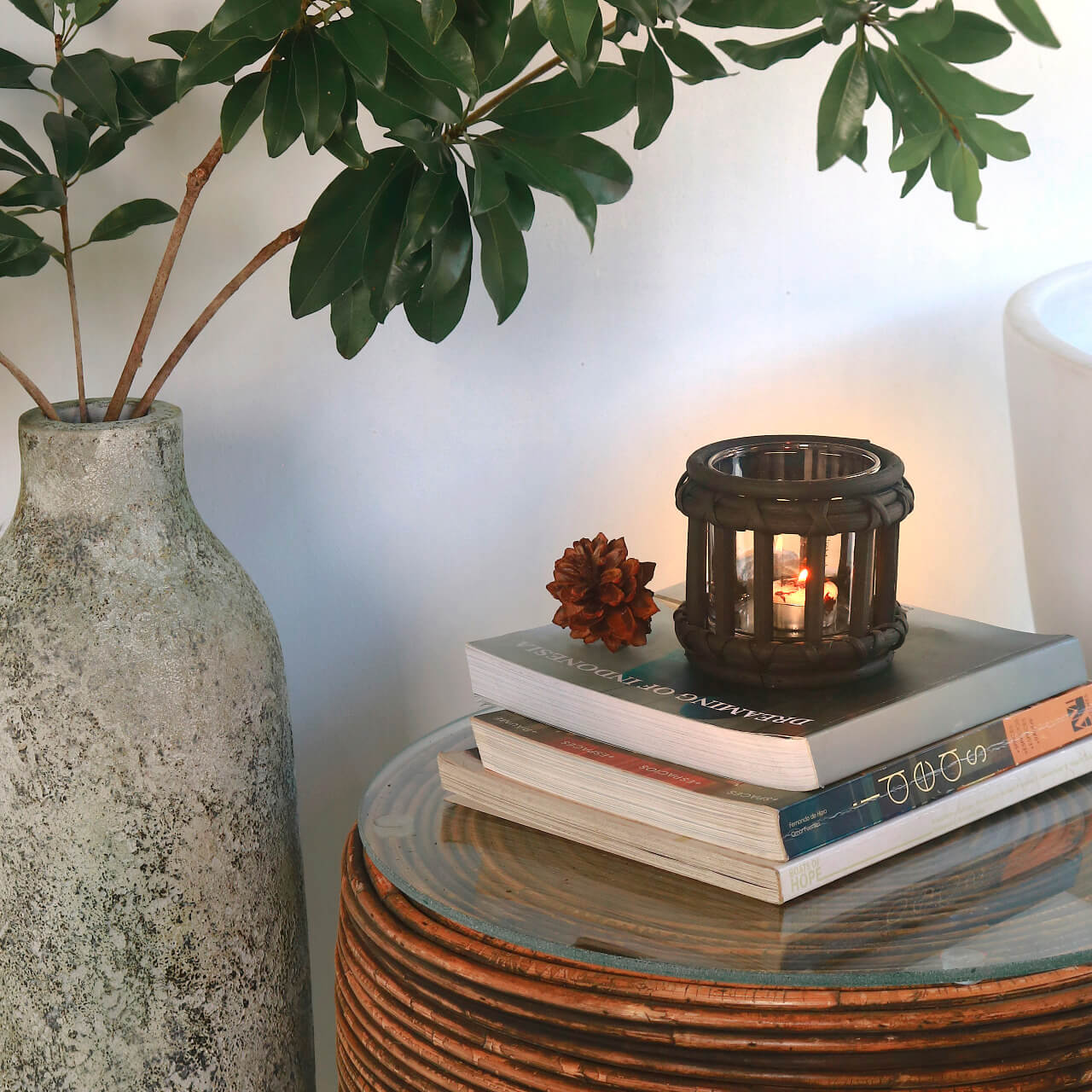 Koko T-Light Round Candle With 1 Clear Glass