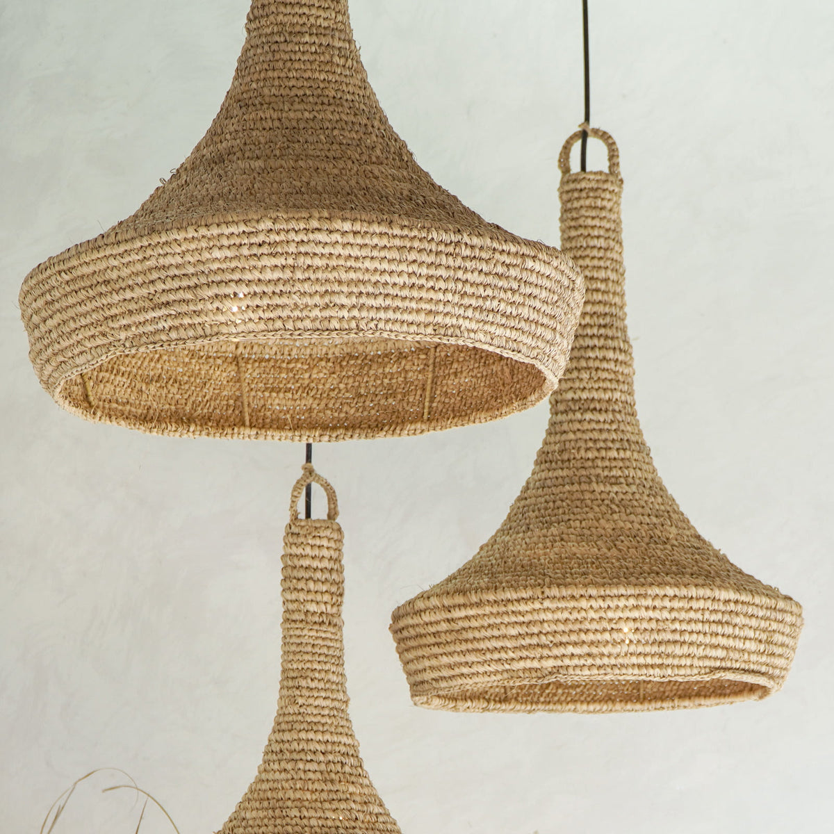 Lingga pendant lamp, boho decor handmade by Balinese artisans
