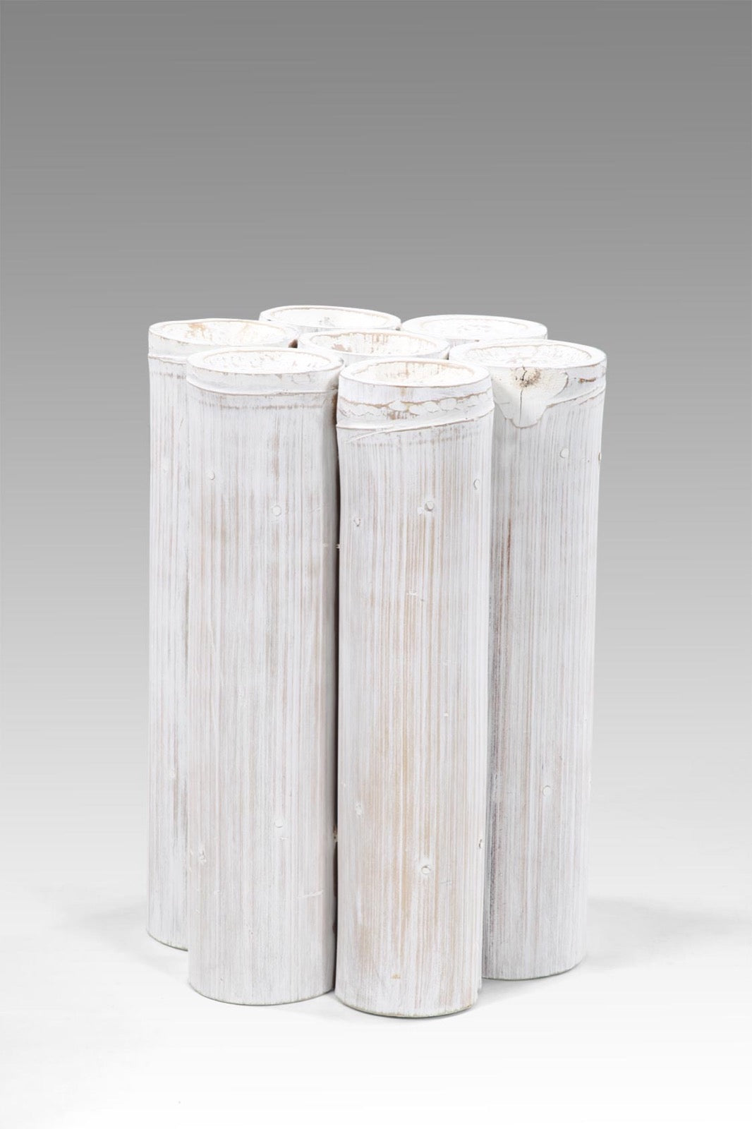 Bamboo side table – Bamboo Side Table, natural natural materials in boho style