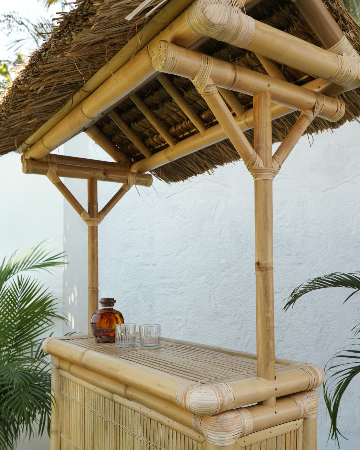 bamboo table Bali – boho decor handcrafted in Bali by BaliSouk (view 3)