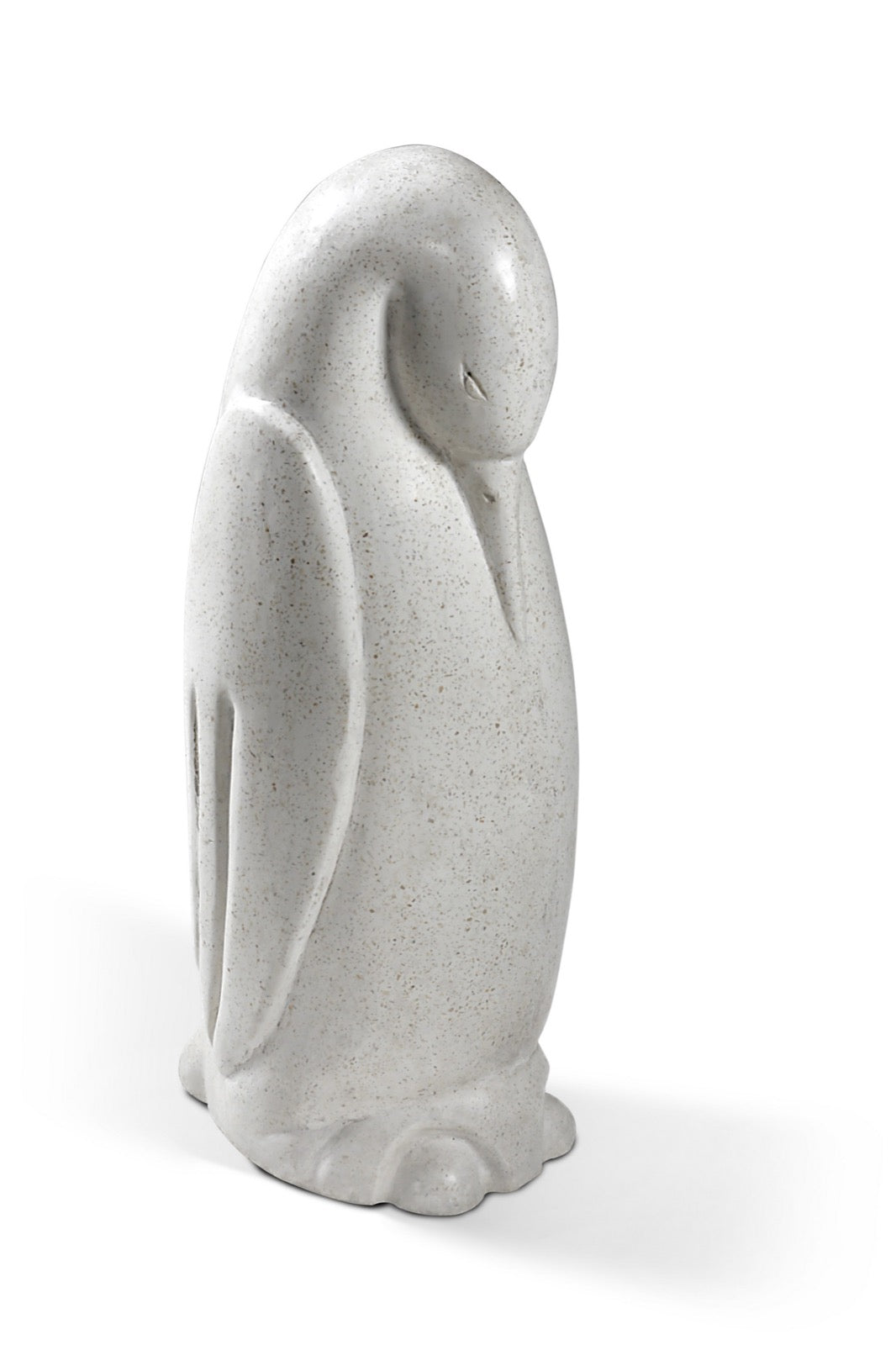 Resin statue – Penguin – boho decor handmade in Bali by BaliSouk