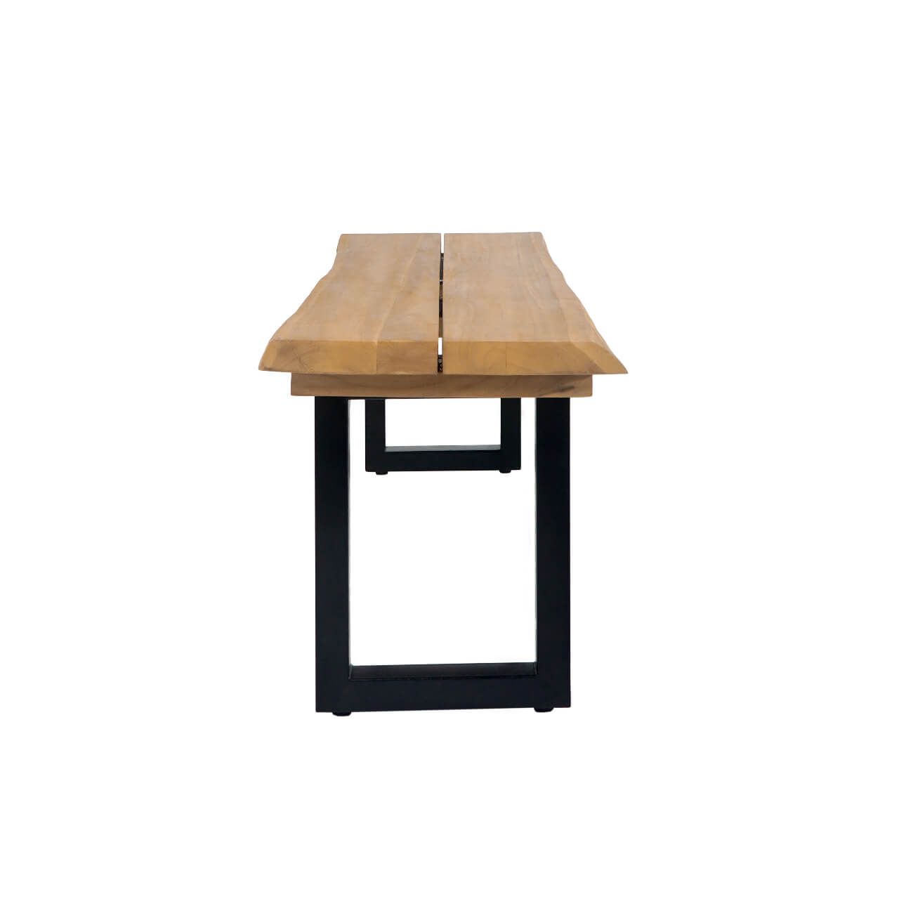 Lyon Garden Live Edge Bench With Open Slat