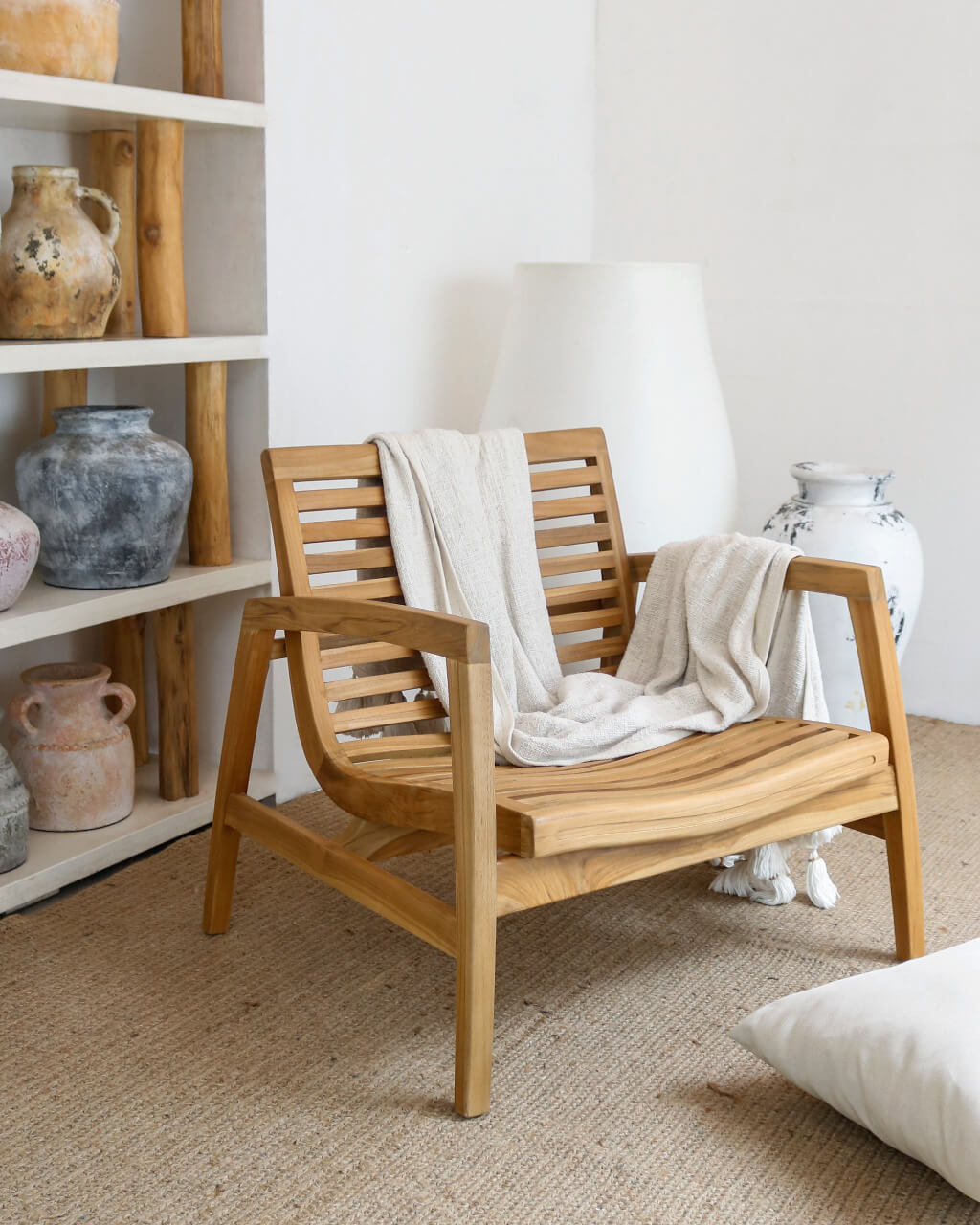 Dover Living Set Square Arm With Ivory White Cushion Seat - 1 Sofa, 2 Chair & 1 Table