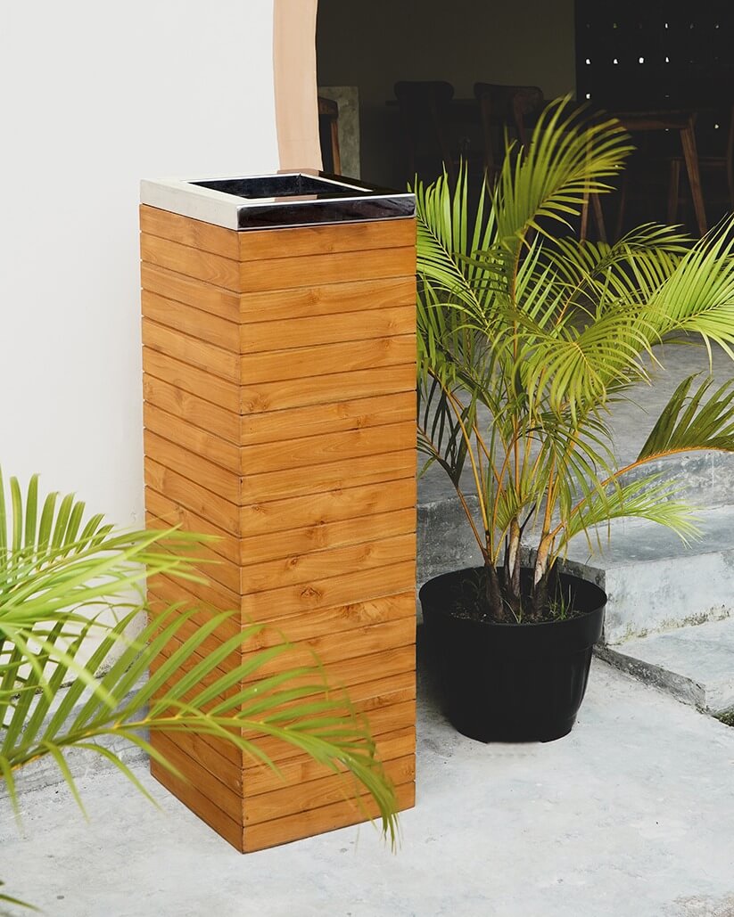 house plant standing ashtray Ardath Standing Ashtray Box – Bali | Worldwide Shipping