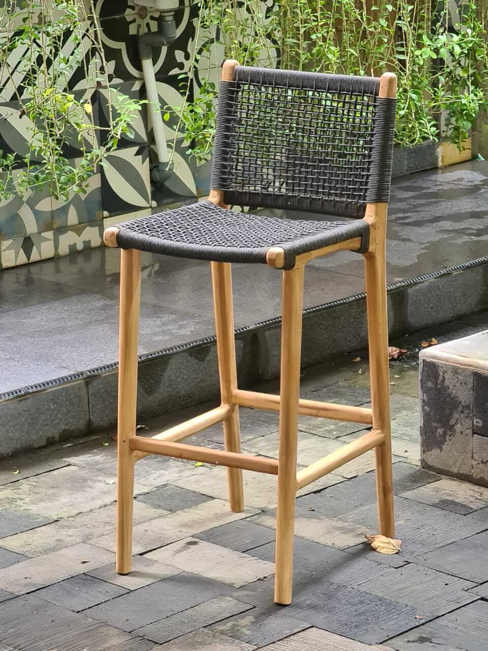 Bali Furniture – Katjia Bar Chair Without Cushion – The Katjia Bar Chair Without Cushion add