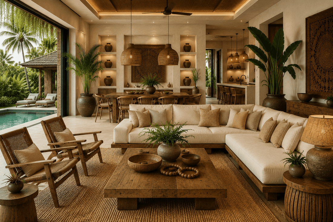 Best Furniture Collections for Organic Modern Interiors Inspired by Bali