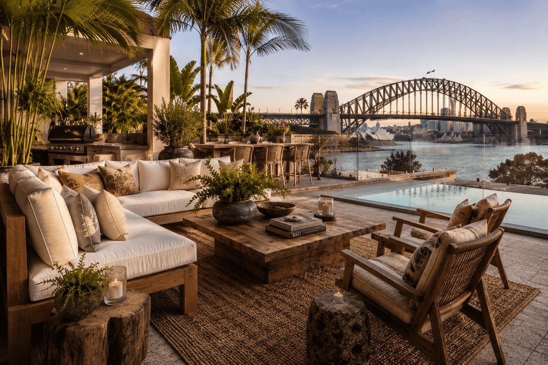 How to Create a Resort Style Outdoor Lounge at Home