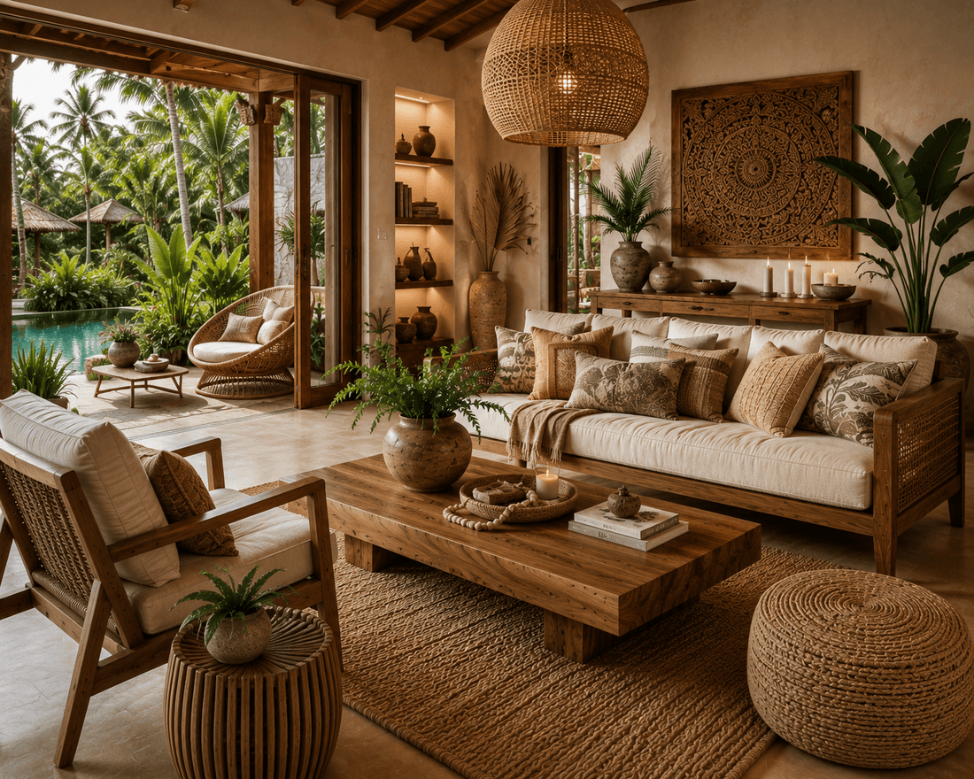 How to Create a Wellness-Inspired Interior with Bali Furniture and Natural Decor