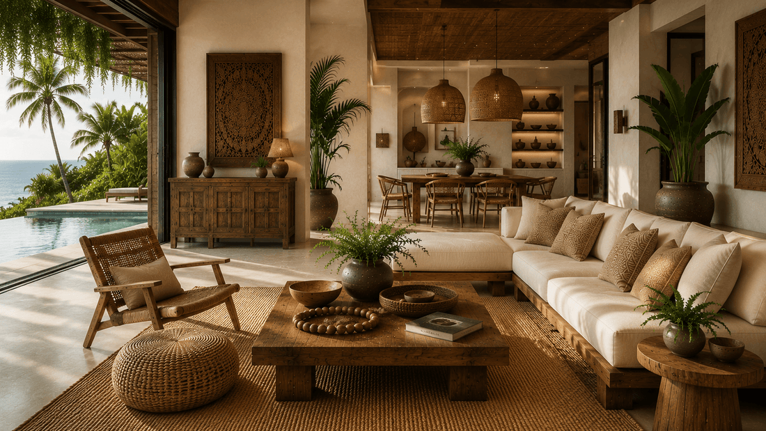 The Art of Tropical Interior Design: Natural Materials, Warmth and Timeless Elegance