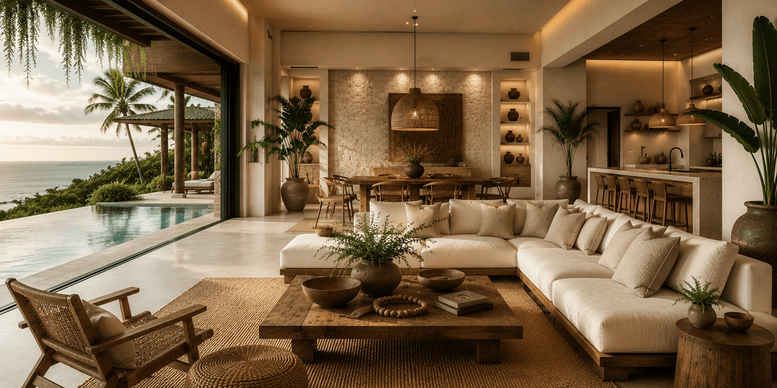The Best Handcrafted Furniture Materials for Timeless Tropical Interiors