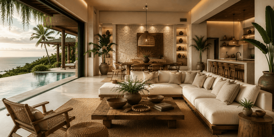 The Best Handcrafted Furniture Materials for Timeless Tropical Interiors
