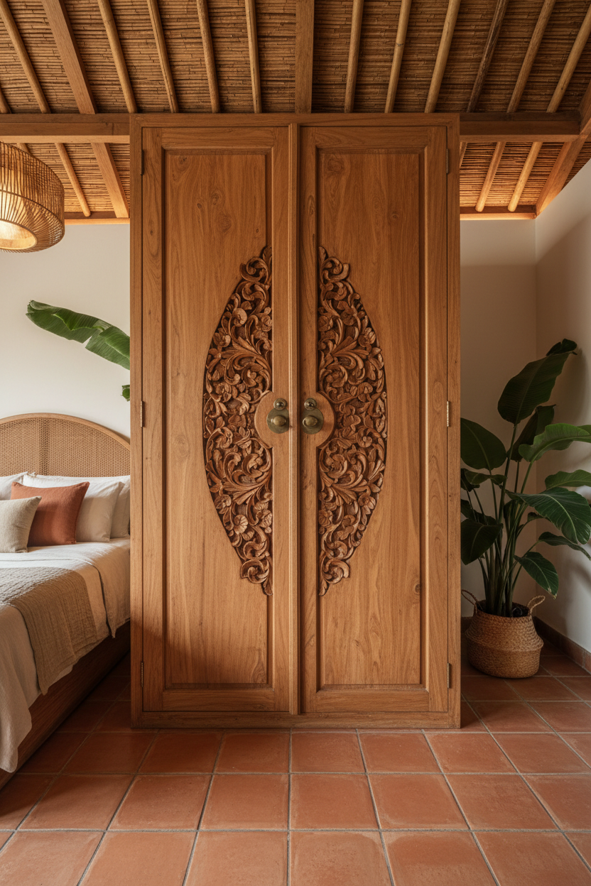 Bali Wardrobe and Balinese Bedroom Storage: Natural Materials for Refined Spaces